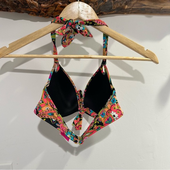 Victoria Secret Colorful Paisley Bikini Top - Picture 3 of 7